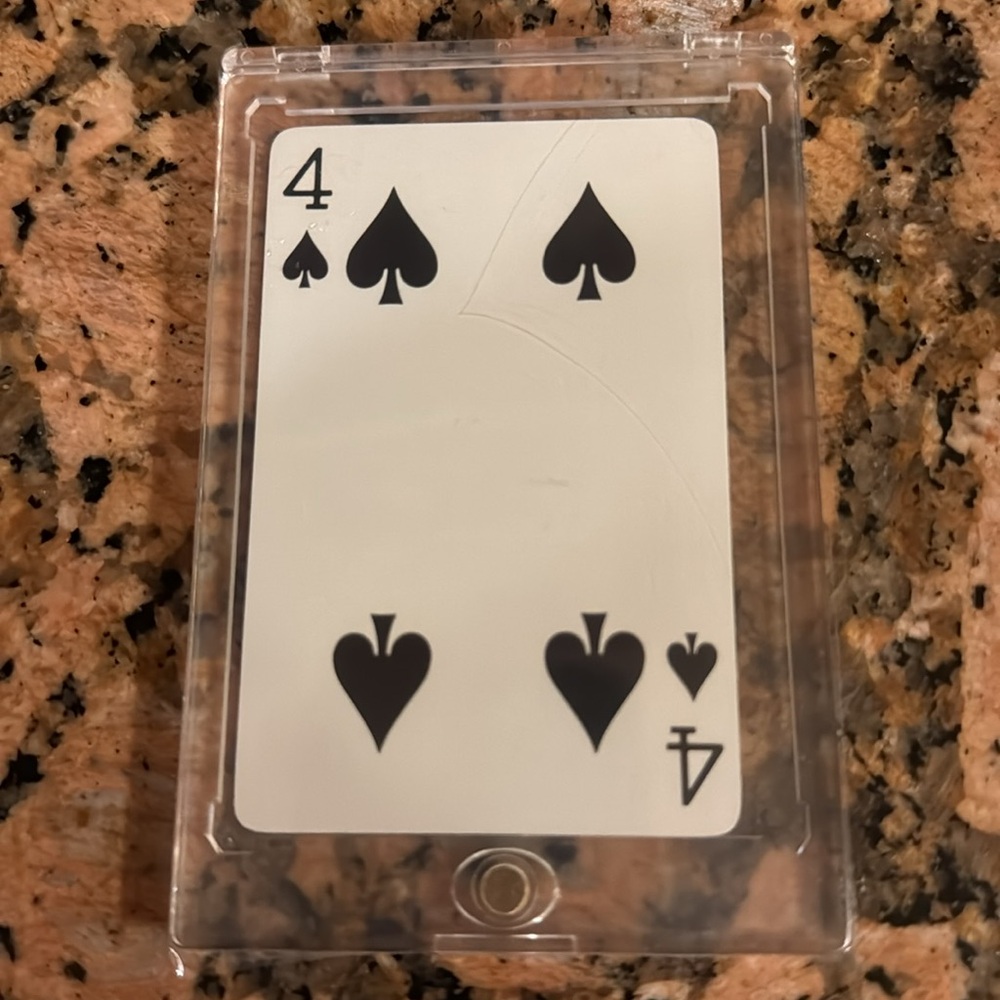 Tiffany & Co Vintage Brooklyn Bridge Four of Spades Playing Card - Picture 2 of 2